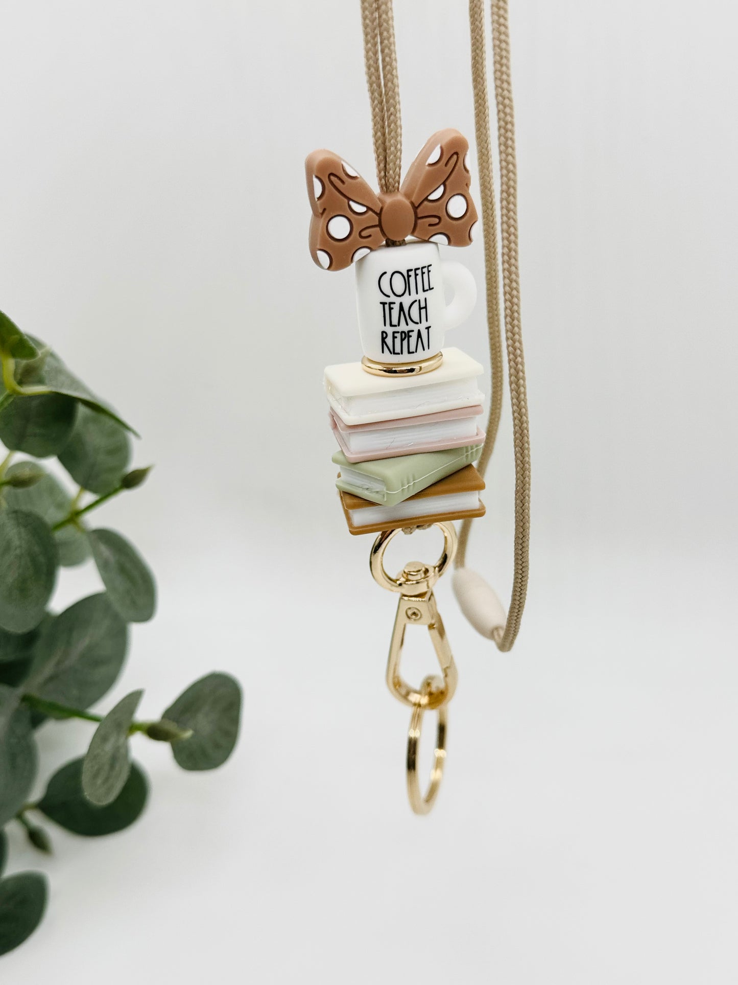 Teacher Lanyards boho bookworm