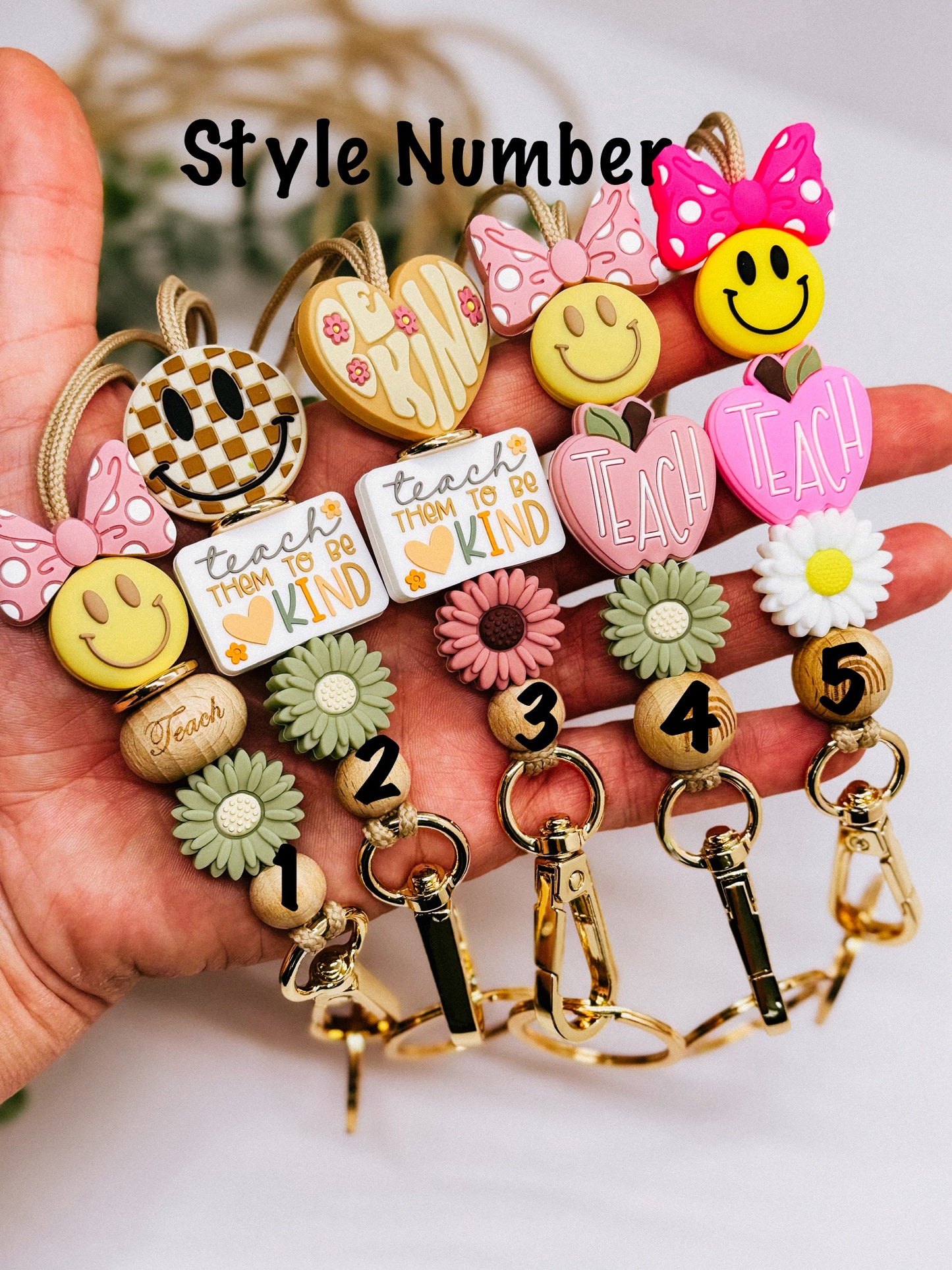 Spring Boho Lanyard