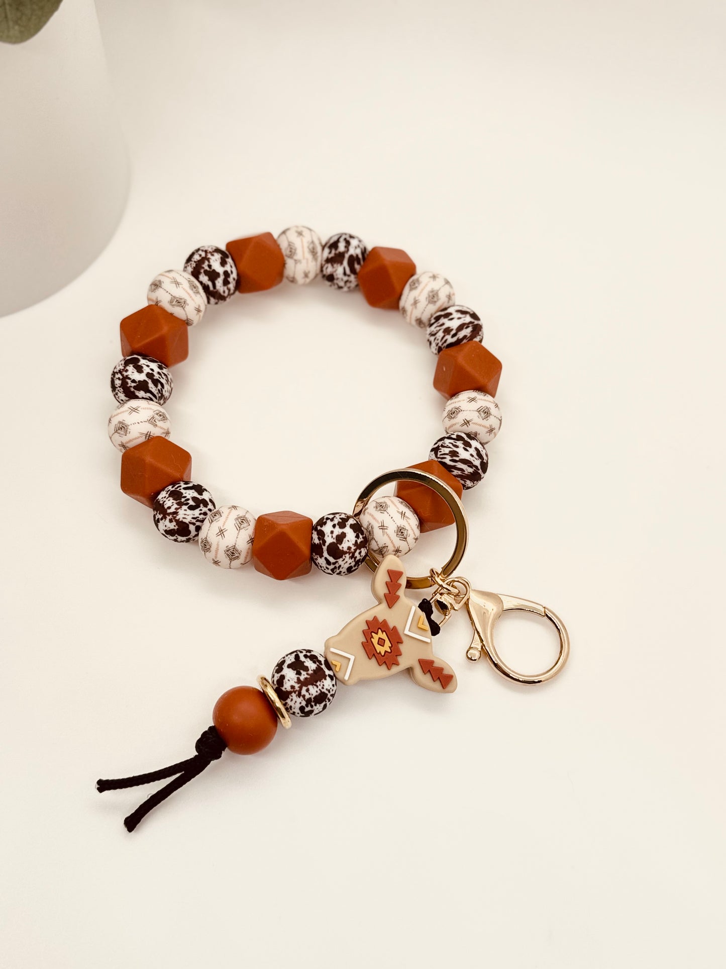 Boho Ranch Wristlet Keychain