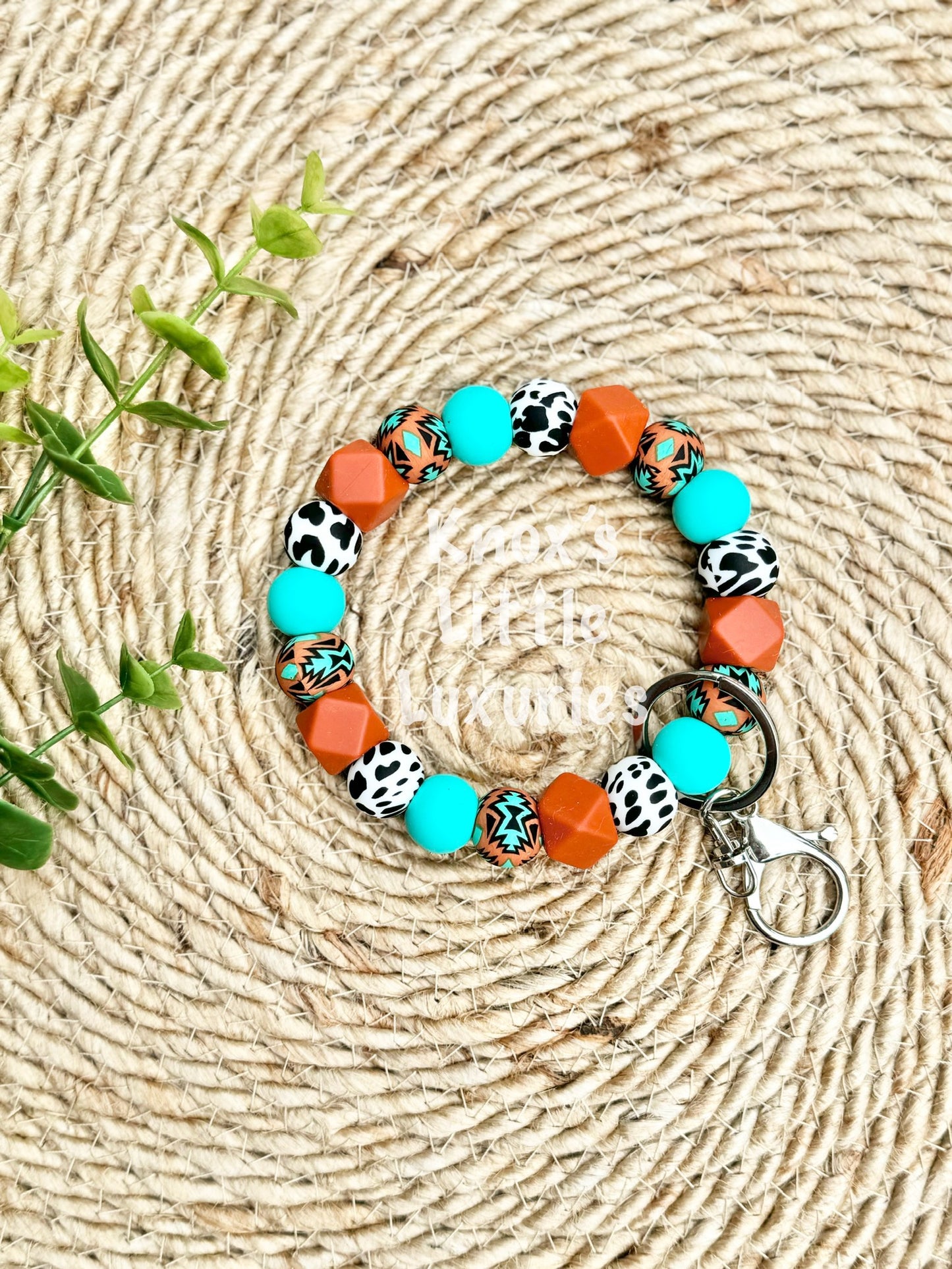 “Let’s Get Western” Wristlet Keychain