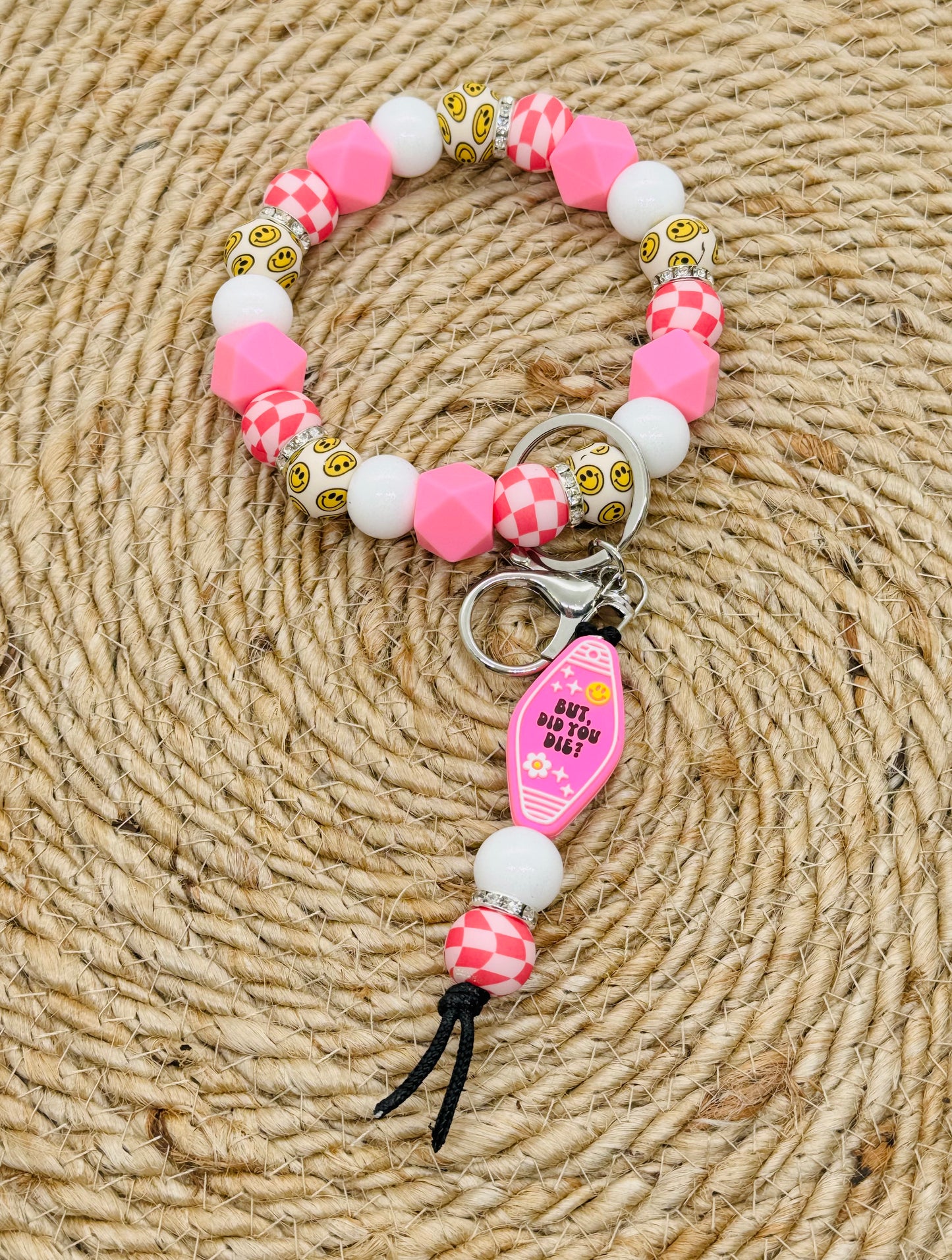 But Did You Die Keychain Wristlet