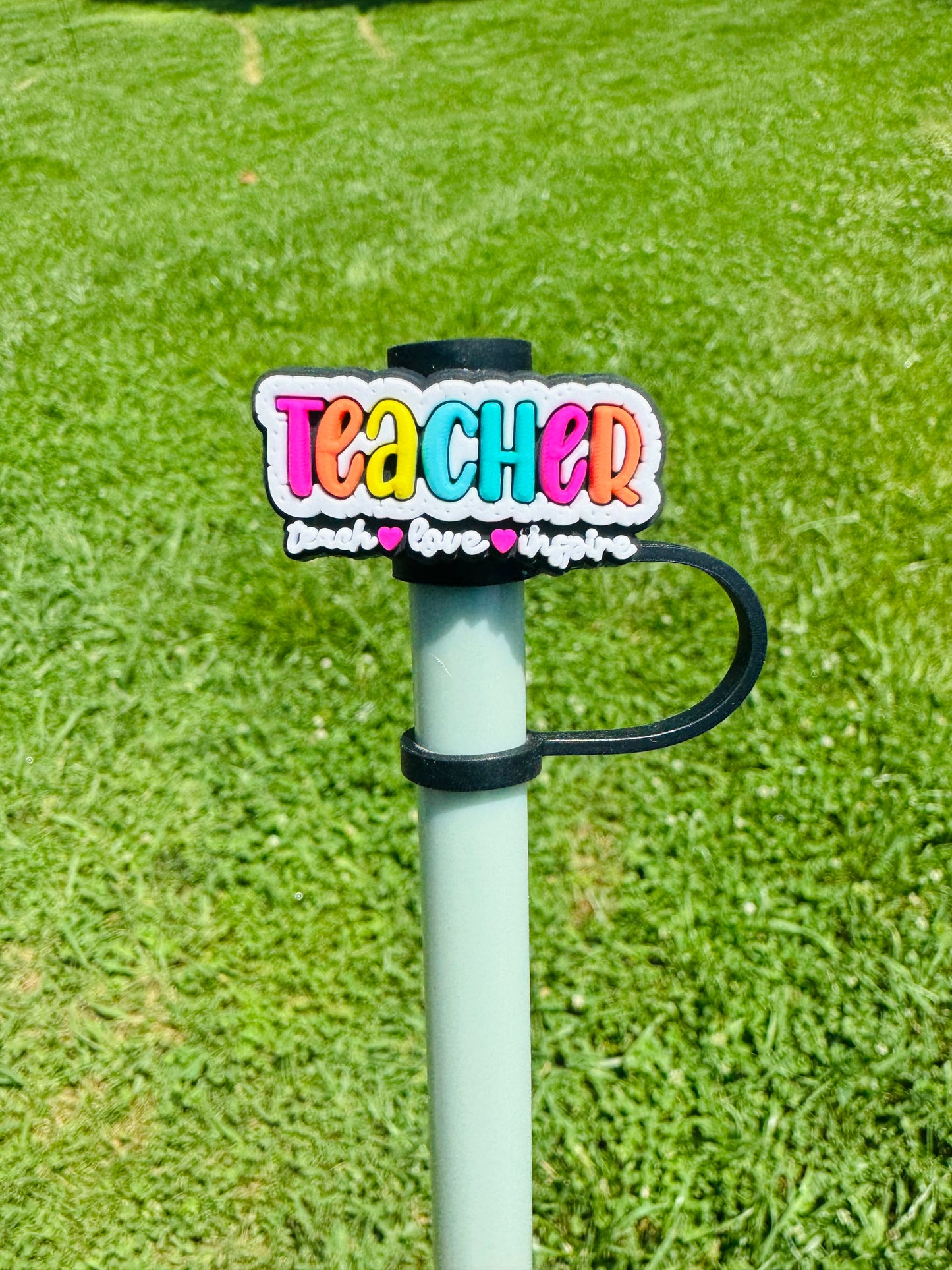 Teacher Straw Topper