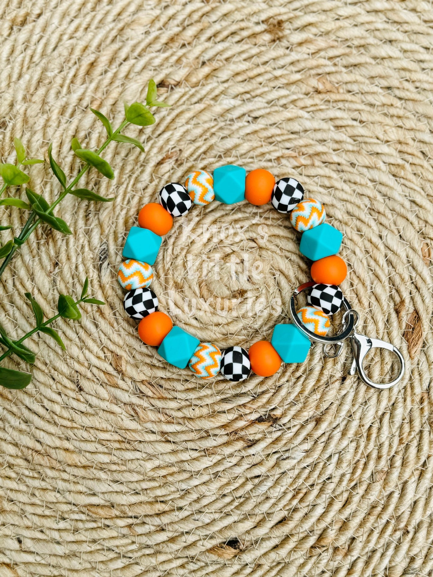 “Summer Days” Wristlet Keychain