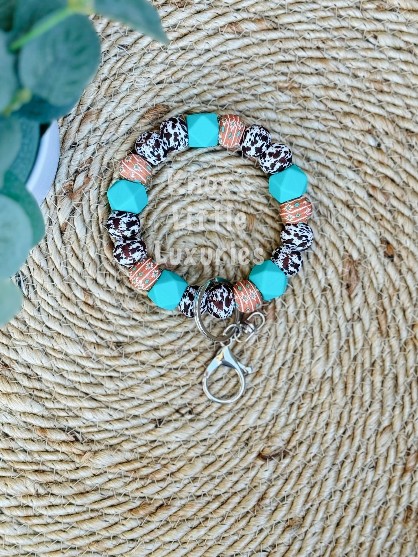The Weathered West Wristlet Keychain