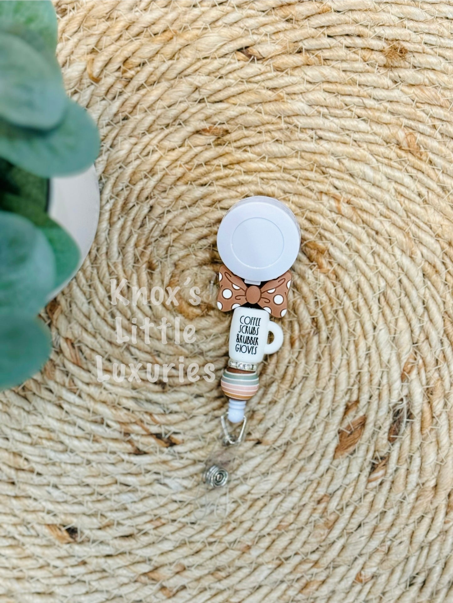BOHO Nurse Mug Badge Reel