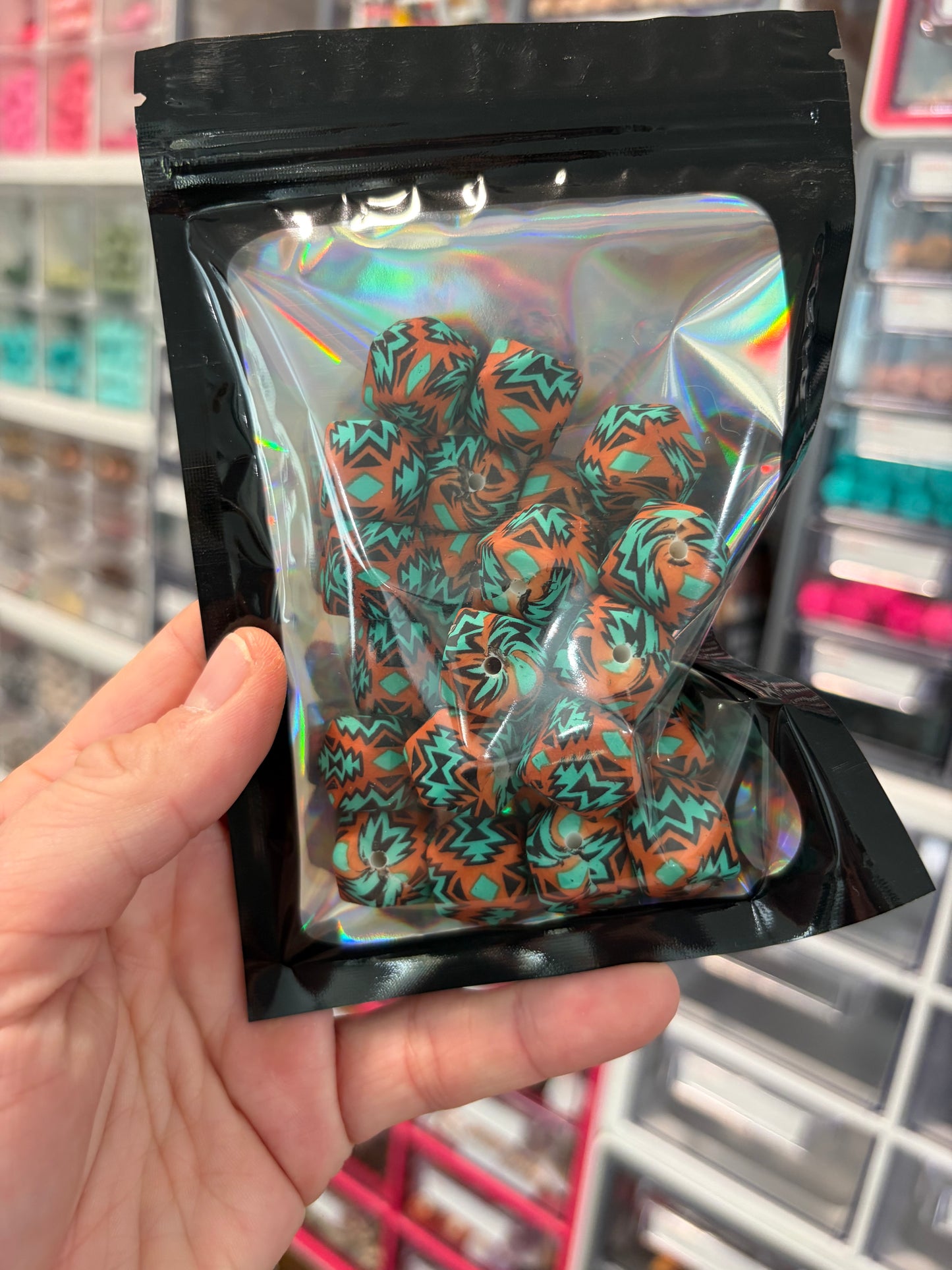 F&H Rust/Teal 14mm Hexagon