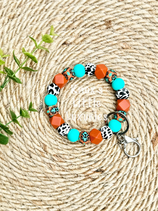 “Let’s Get Western” Wristlet Keychain