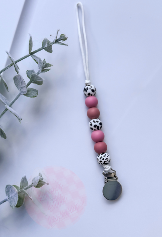 Blushin’ Belle Pacifier Clip