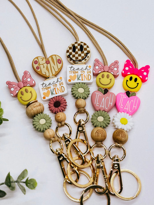Spring Boho Lanyard